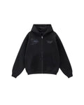 Heavyweight Zip Up Hoodie | Black